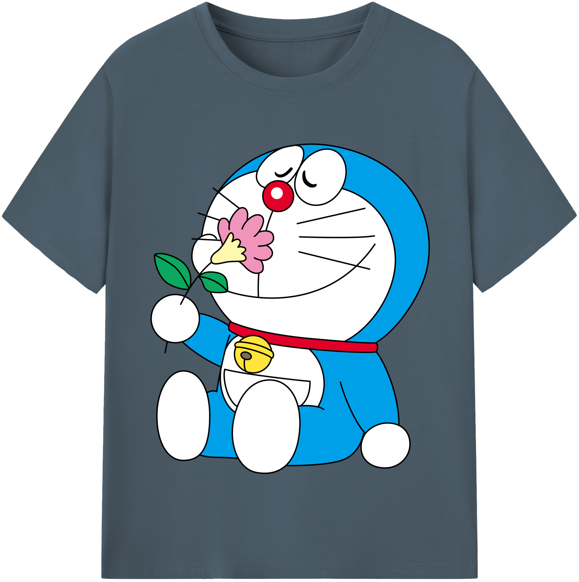 （画像用） ドラえもん Doraemon 綿100％半袖Tシャツ（フロントプリント）